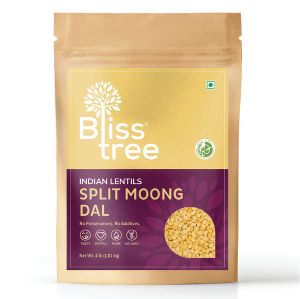 Split Moong Dal (Yellow) - 4lb - Bliss Tree Arizona